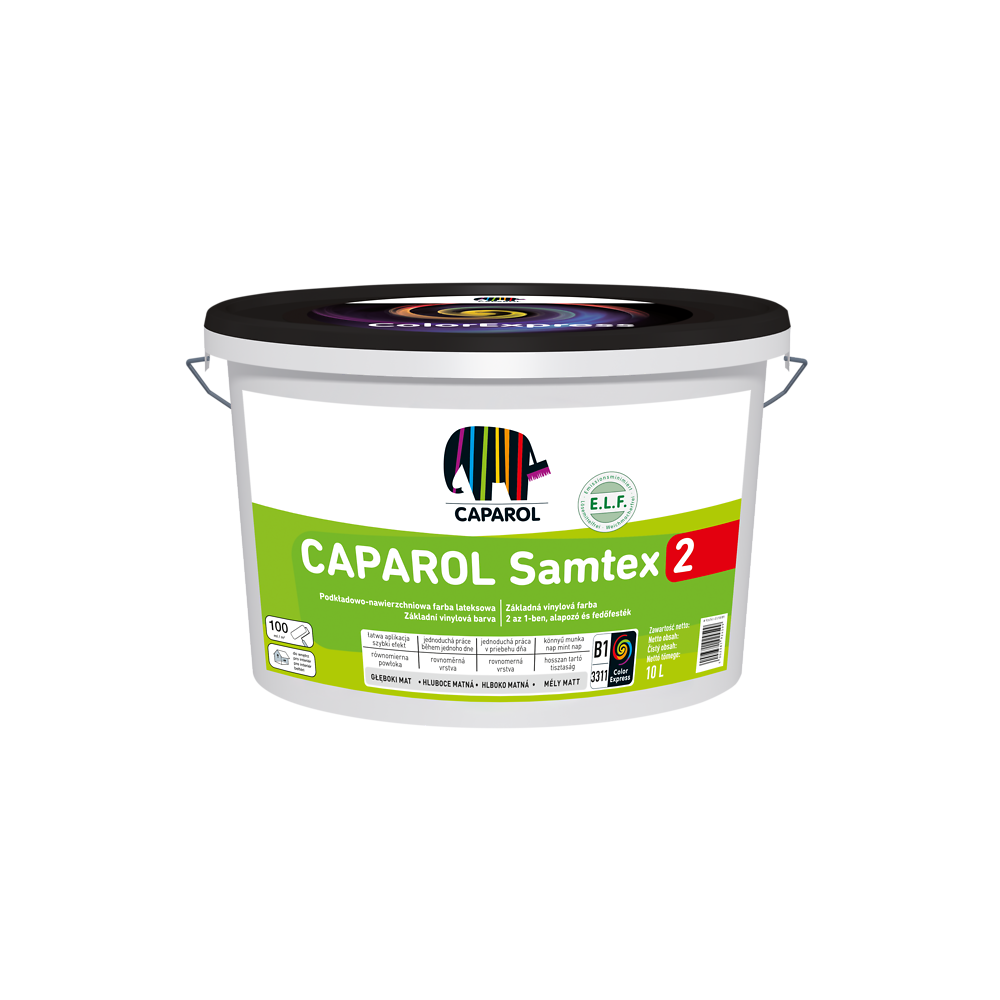 Samtex 2 E.L.F B1 farba wewnętrzna lateksowa 10 l