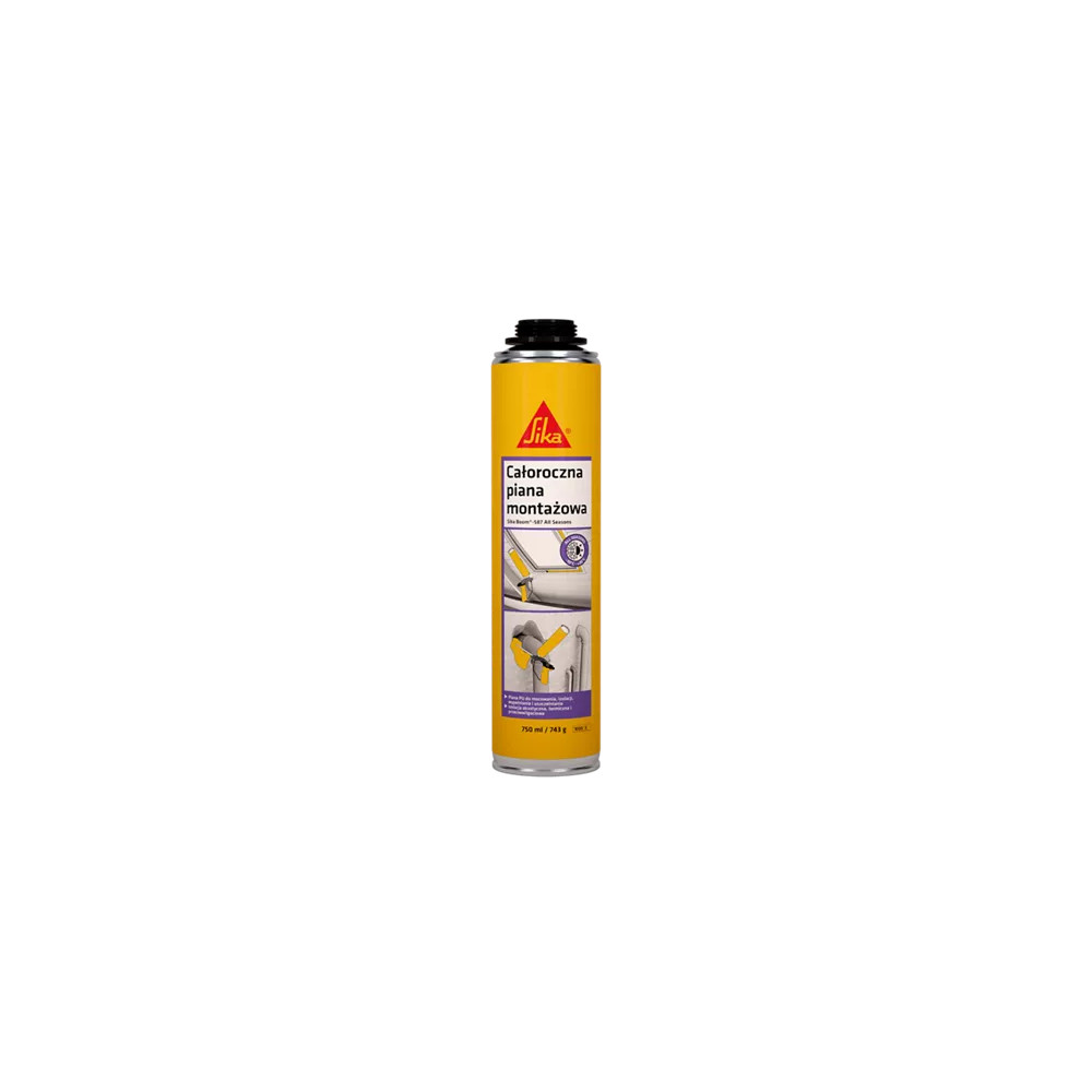 Sika Boom 587 All Seasons 0.750 ml Całoroczna piana montażowa- pistoletowa