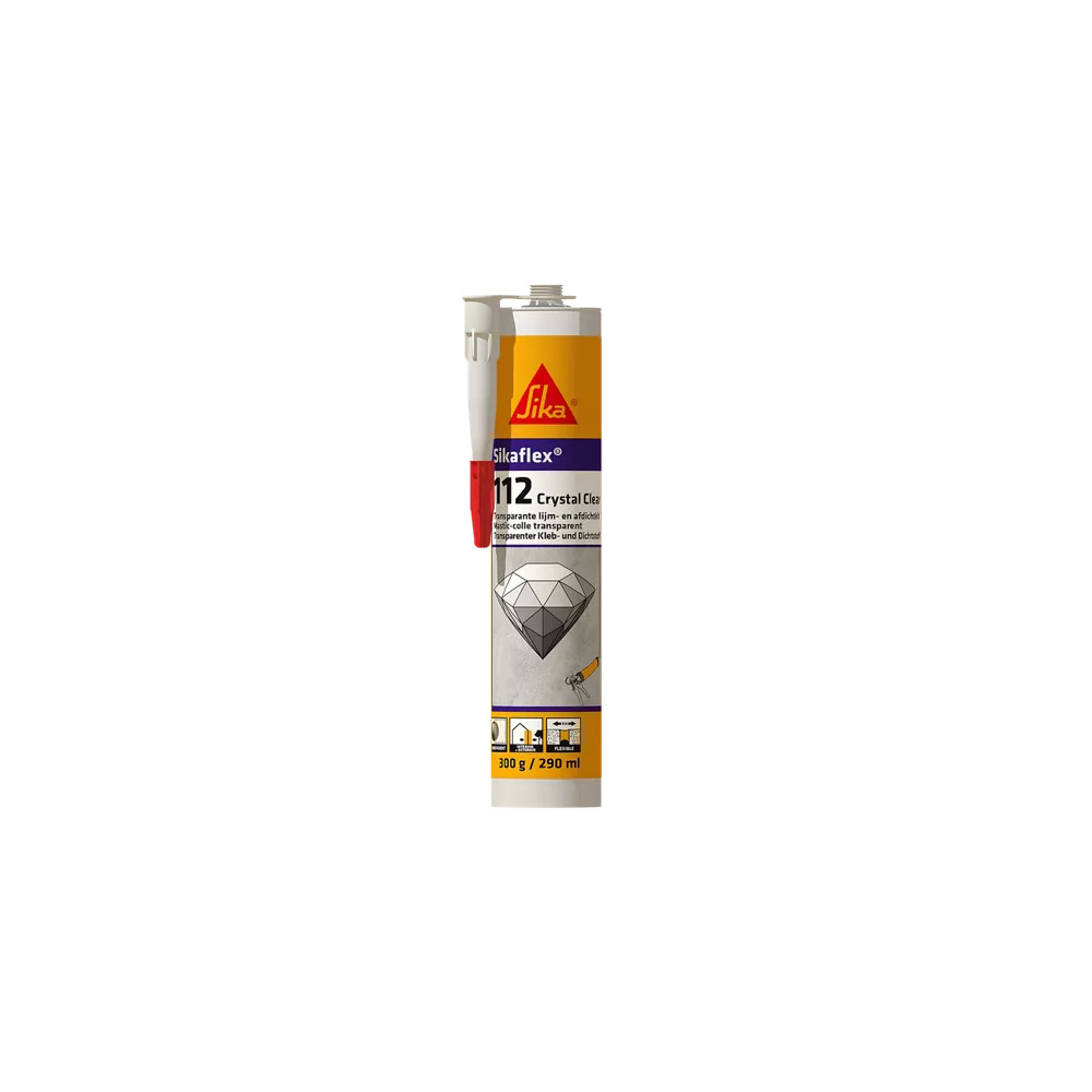 Sikaflex 112 Crystal Clear bezbarwny 290 ml