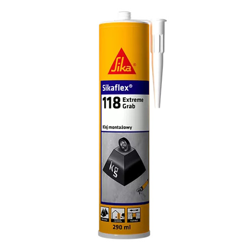 Sikaflex 118 Extreme Grab white/ biały 290 ml