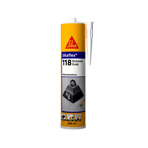 Sikaflex 118 Extreme Grab white/ biały 290 ml