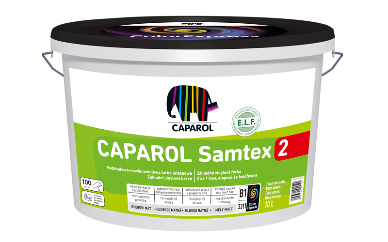 Samtex 2 E.L.F B3 farba wewnętrzna lateksowa 9.4 l