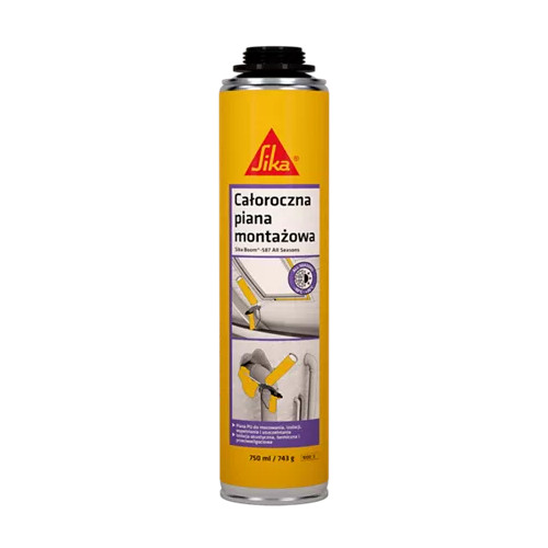 Sika Boom 587 All Seasons 750 ml Całoroczna piana montażowa- pistoletowa