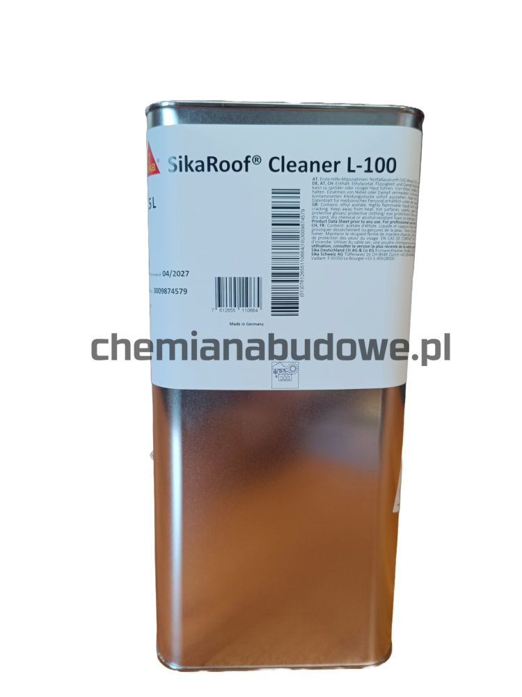 SikaRoof Cleaner L-100 opa. 4.50 l