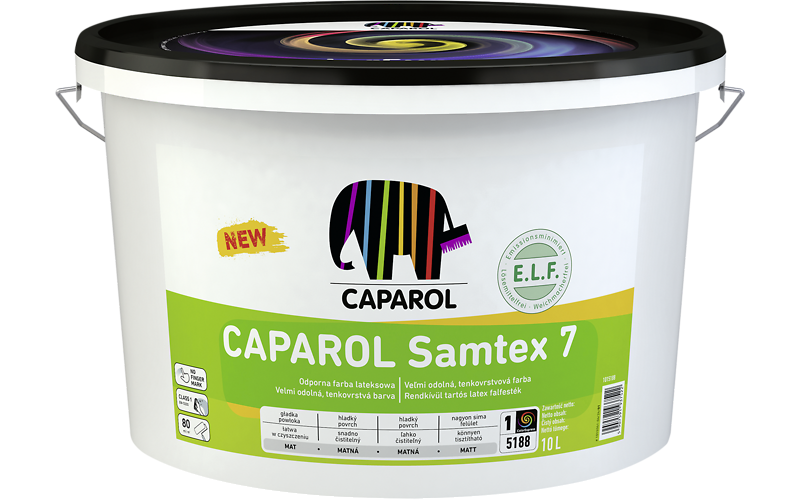 Samtex 7 E.L.F B1 farba wewnętrzna lateksowa 10 l NEW